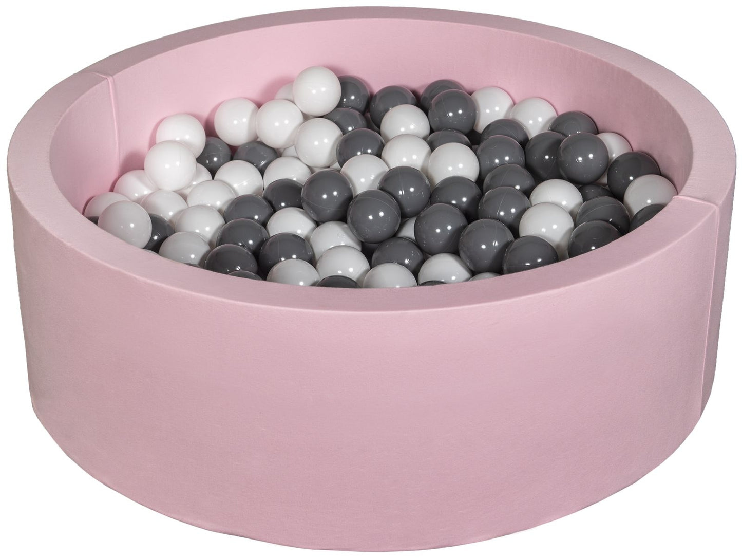 Velinda Soft Jersey Ball Pit with 200 Balls - Pink, Baby & Kids Play Gift, 90cm