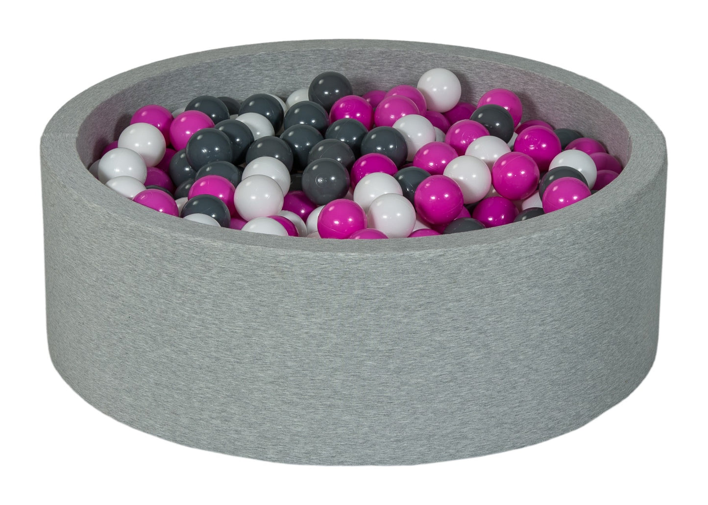 Velinda Soft Jersey Ball Pit with 450 Balls - Baby & Kids Play Gift - 90cm