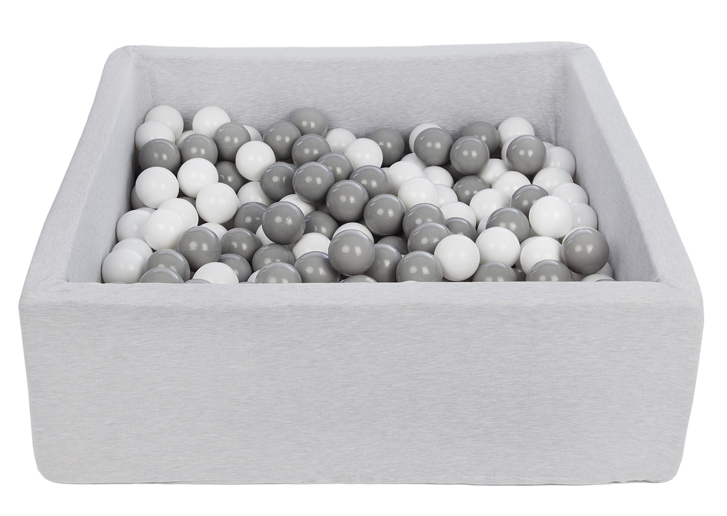 Velinda Soft Jersey Ball Pit with 300 Balls - 80x80cm, Baby & Kids Play Gift