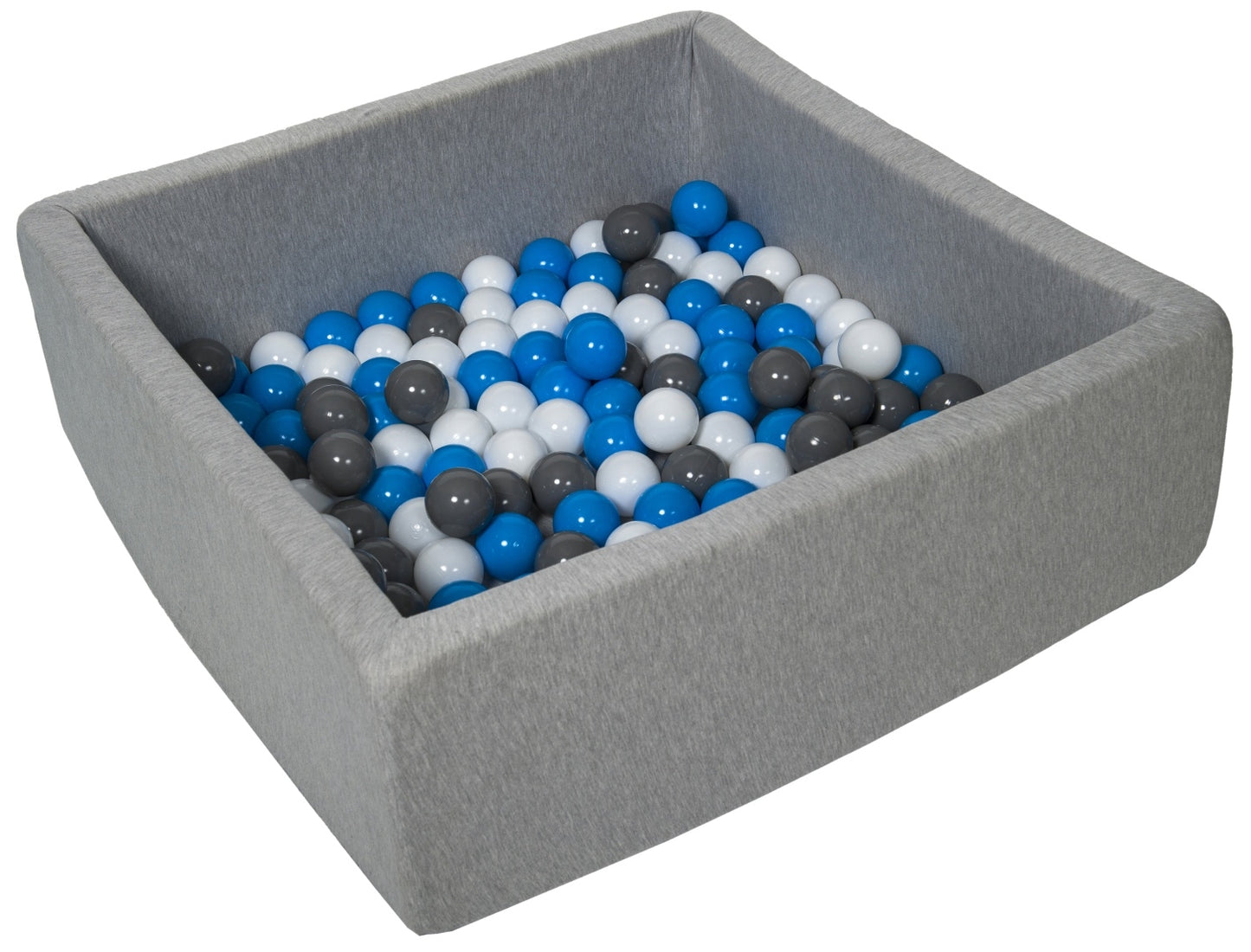 Velinda Soft Jersey Ball Pit with 150 Balls - 90x90cm, Baby & Kids Play Gift