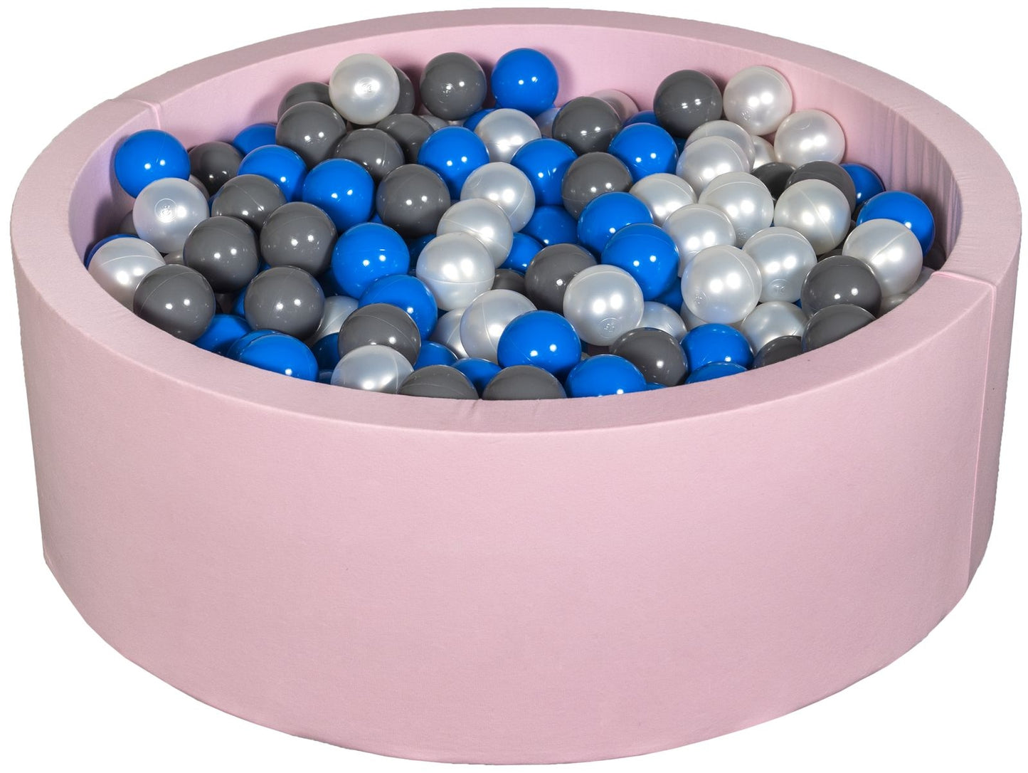 Velinda Soft Jersey Ball Pit with 450 Balls - Pink, Baby & Kids Play Gift, 90cm