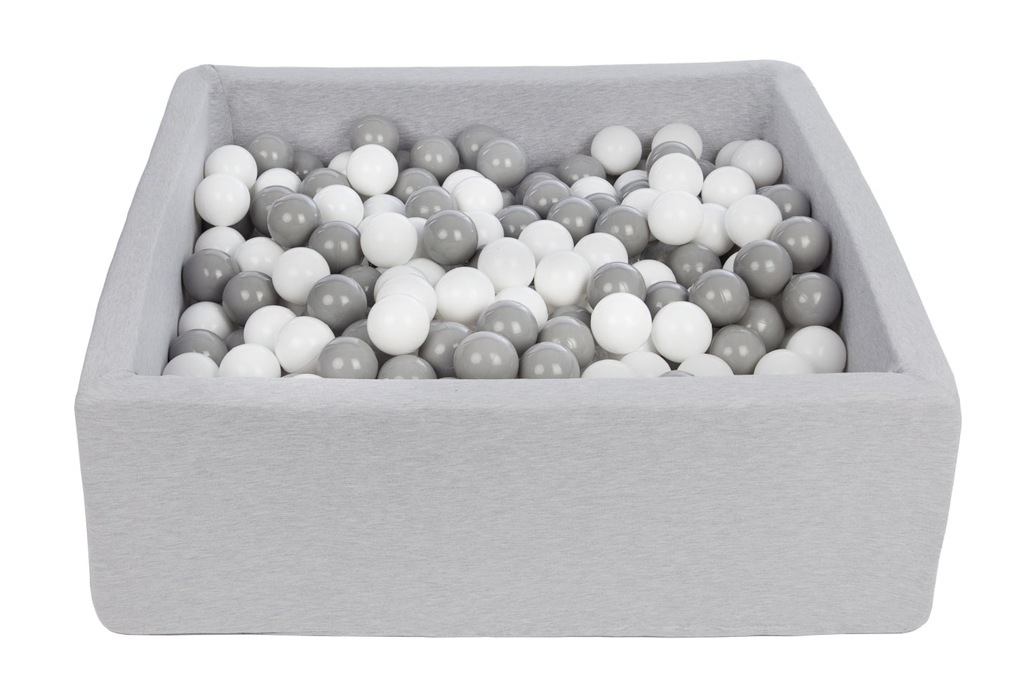 Velinda Soft Jersey Ball Pit with 450 Balls - 90x90cm, Baby & Kids Play Gift