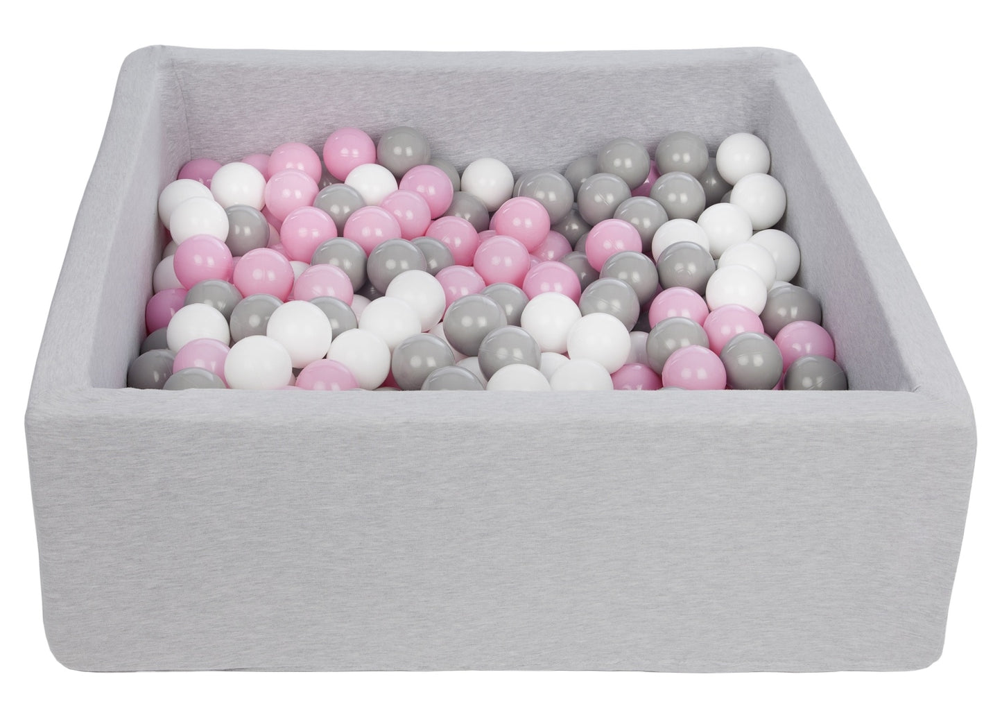 Velinda Soft Jersey Ball Pit with 300 Balls - 80x80cm, Baby & Kids Play Gift