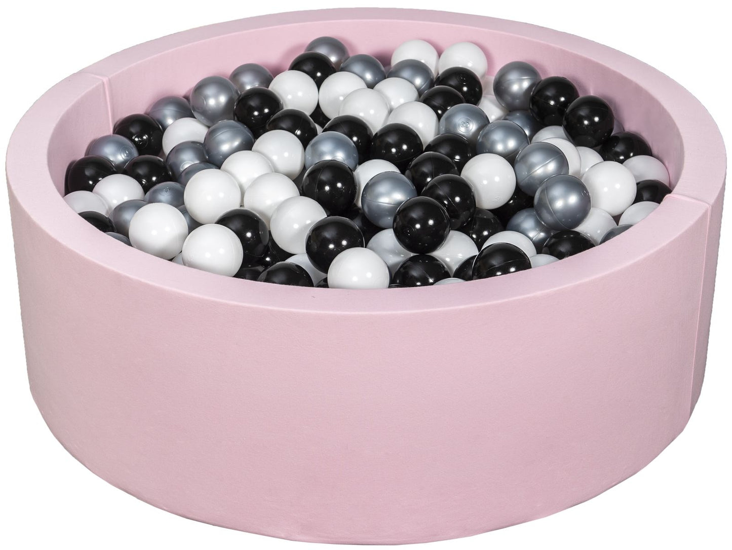 Velinda Soft Jersey Ball Pit with 450 Balls - Pink, Baby & Kids Play Gift, 90cm