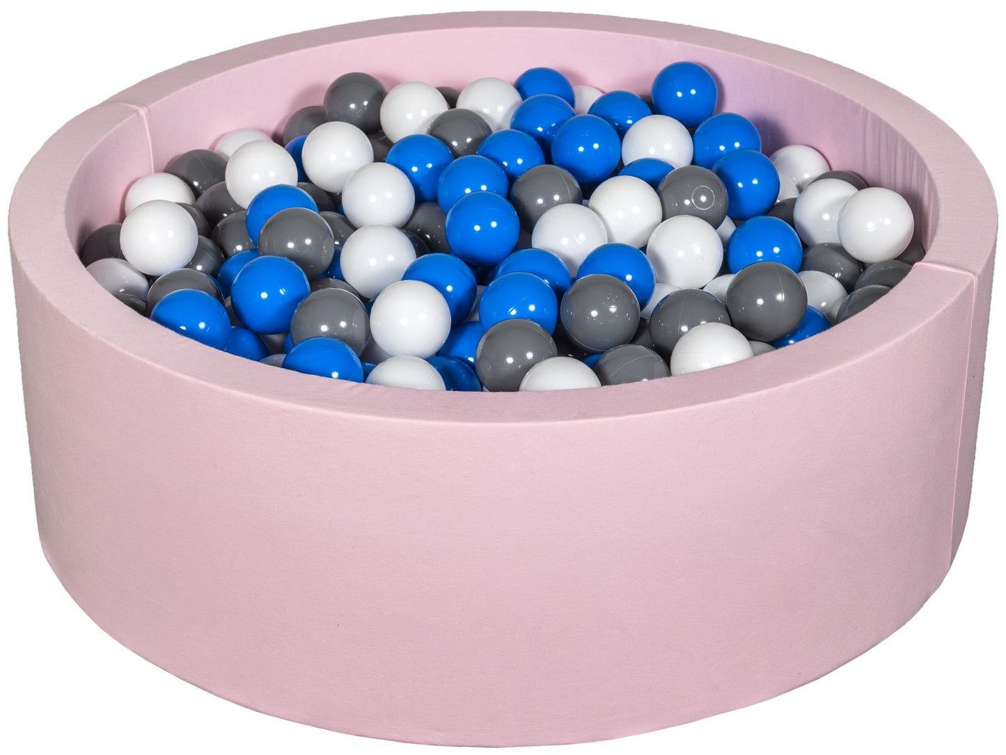 Velinda Soft Jersey Ball Pit with 450 Balls - Pink, Baby & Kids Play Gift, 90cm