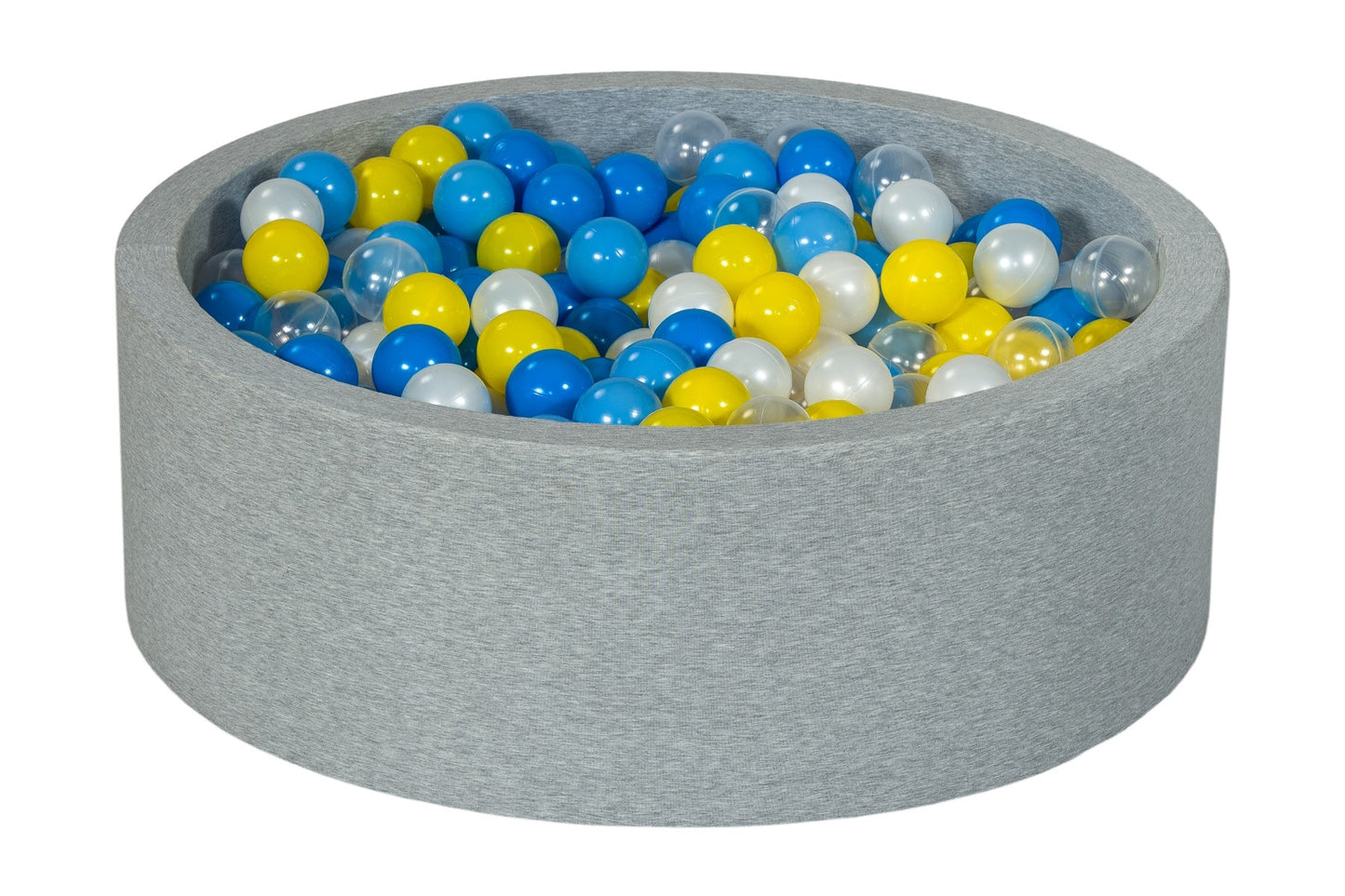 Velinda Soft Jersey Ball Pit with 450 Balls - Baby & Kids Play Gift - 90cm