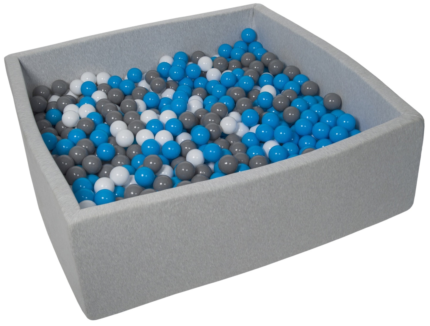 Velinda Soft Jersey Ball Pit with 900 Balls - 110x110cm, Baby & Kids Play Gift