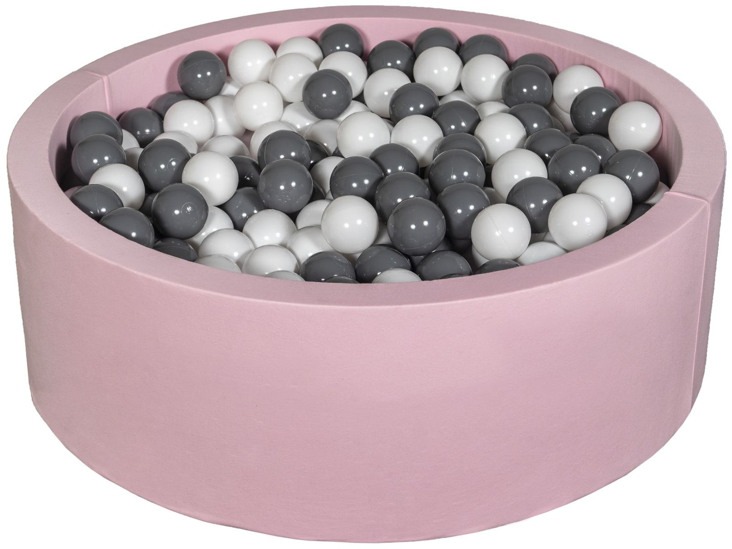 Velinda Soft Jersey Ball Pit with 450 Balls - Pink, Baby & Kids Play Gift, 90cm