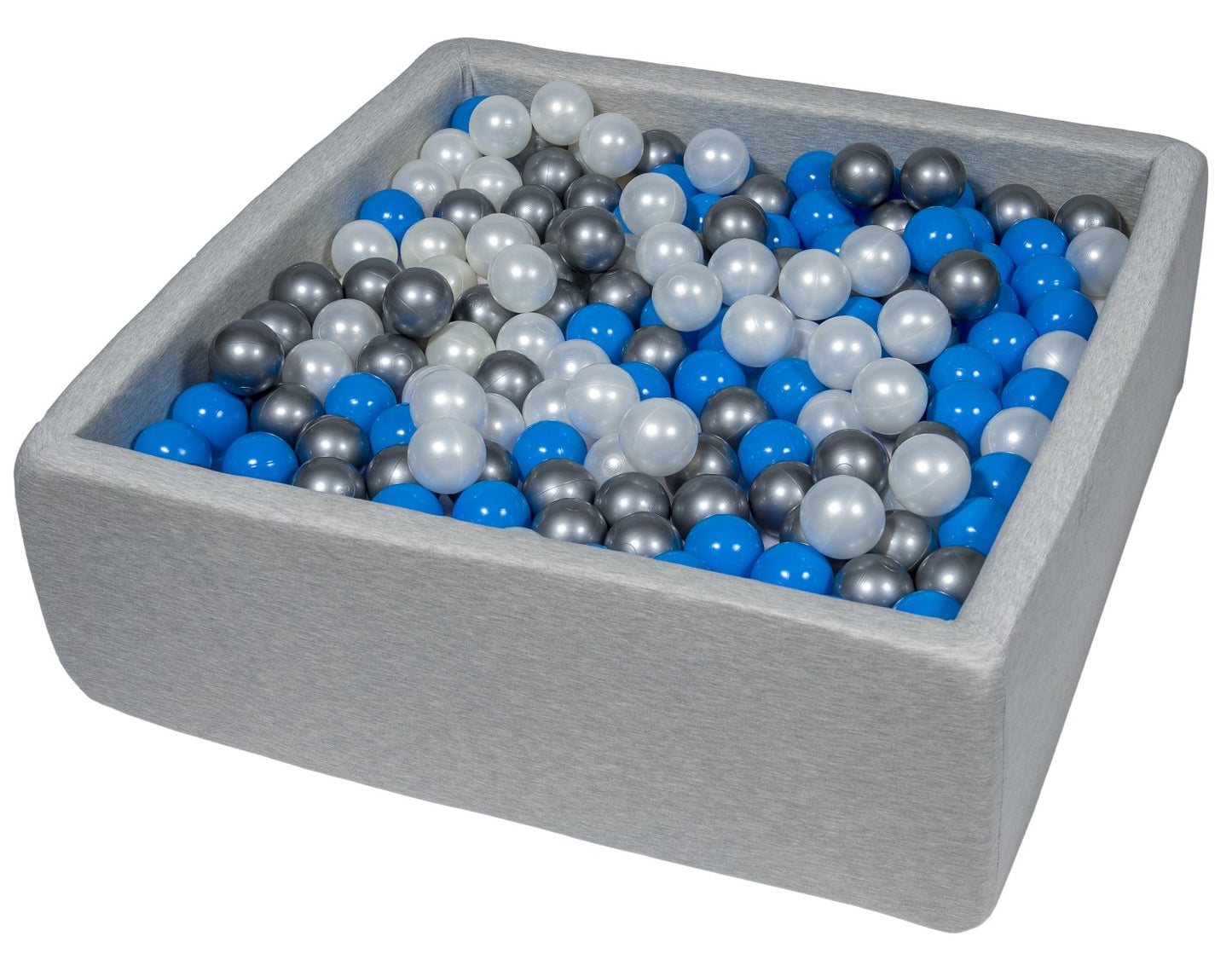 Velinda Soft Jersey Ball Pit with 450 Balls - 90x90cm, Baby & Kids Play Gift