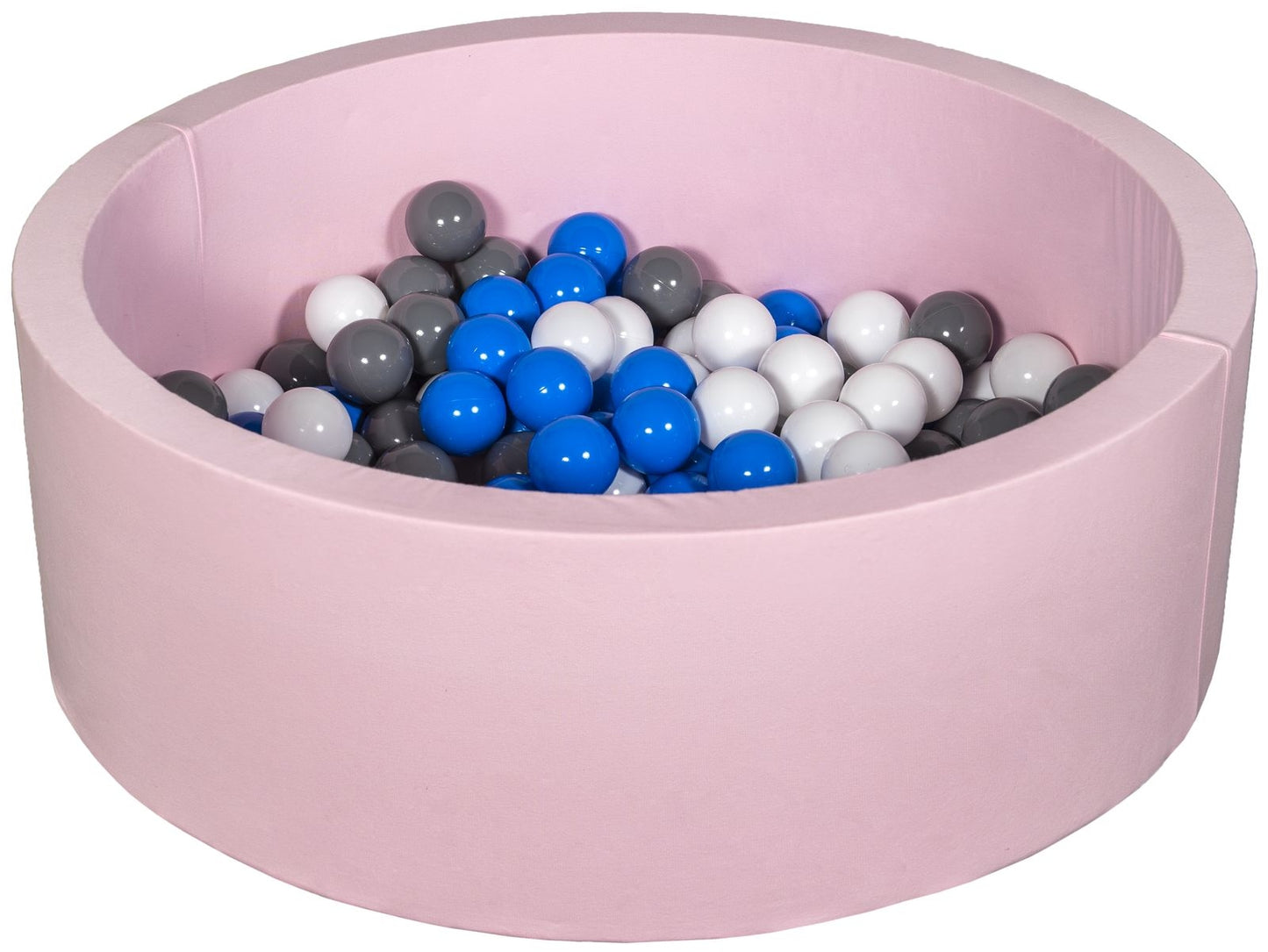 Velinda Soft Jersey Ball Pit with 150 Balls - Pink, Baby & Kids Play Gift, 90cm