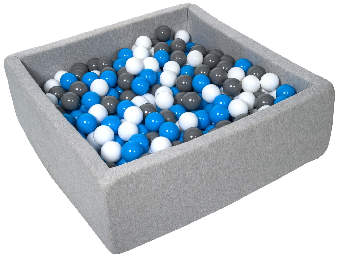 Velinda Soft Jersey Ball Pit with 450 Balls - 90x90cm, Baby & Kids Play Gift