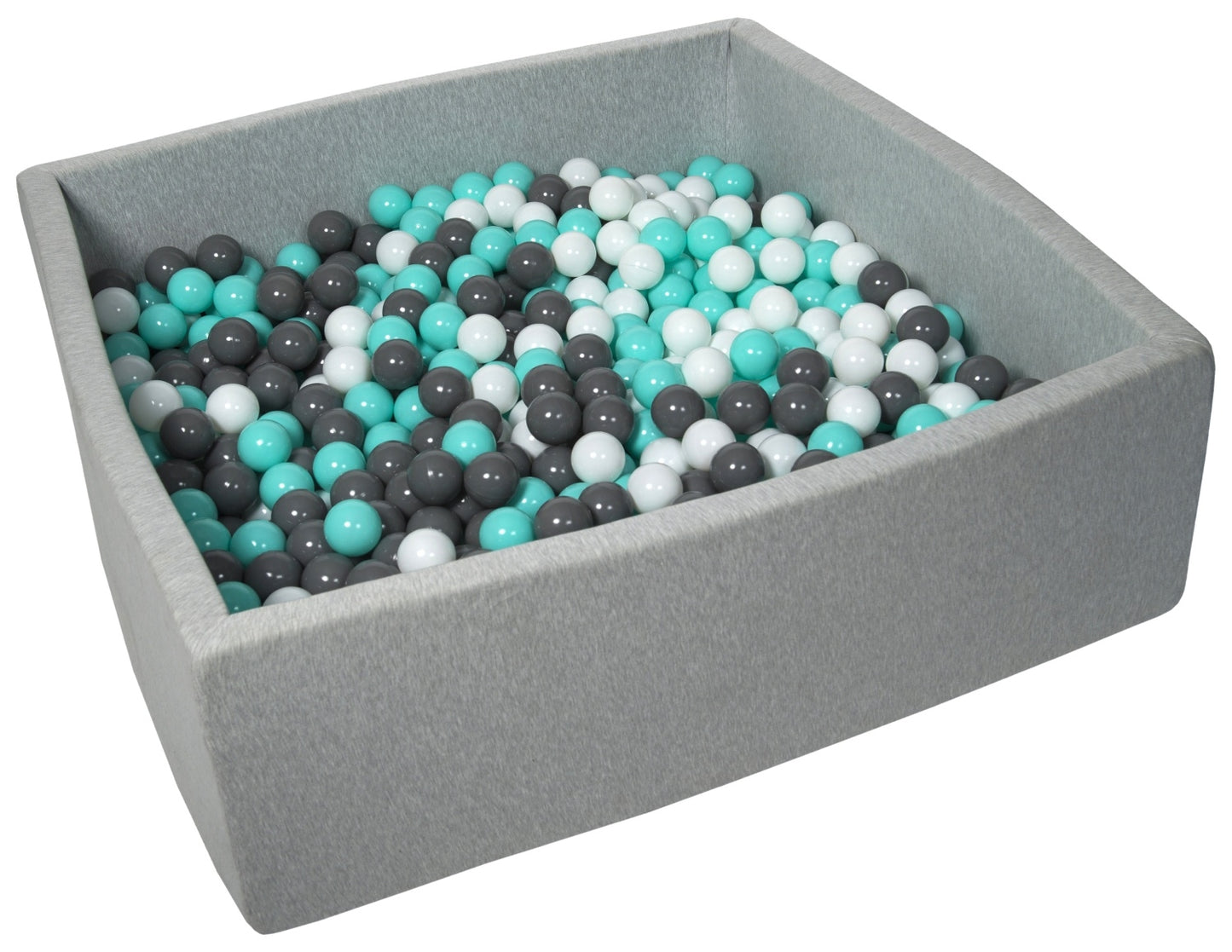 Velinda Soft Jersey Ball Pit with 900 Balls - 110x110cm, Baby & Kids Play Gift