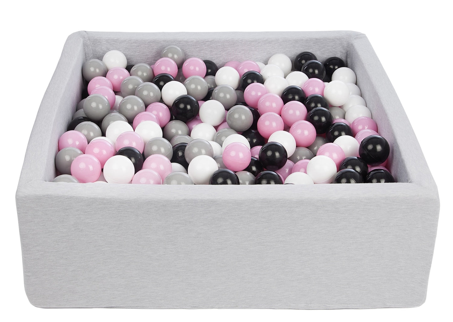 Velinda Soft Jersey Ball Pit with 450 Balls - 90x90cm, Baby & Kids Play Gift