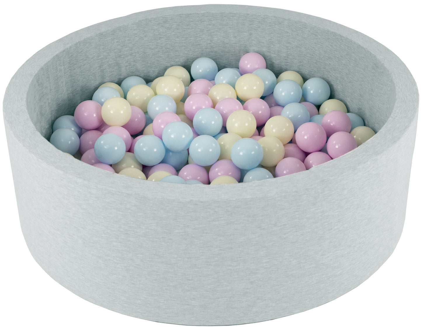 Velinda Soft Jersey Ball Pit with 200 Balls - Baby & Kids Play Gift - 90cm