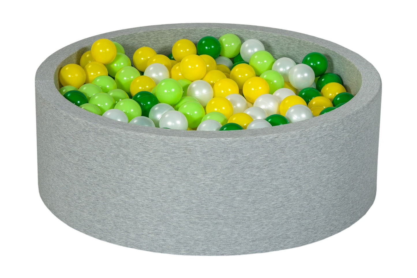 Velinda Soft Jersey Ball Pit with 450 Balls - Baby & Kids Play Gift - 90cm